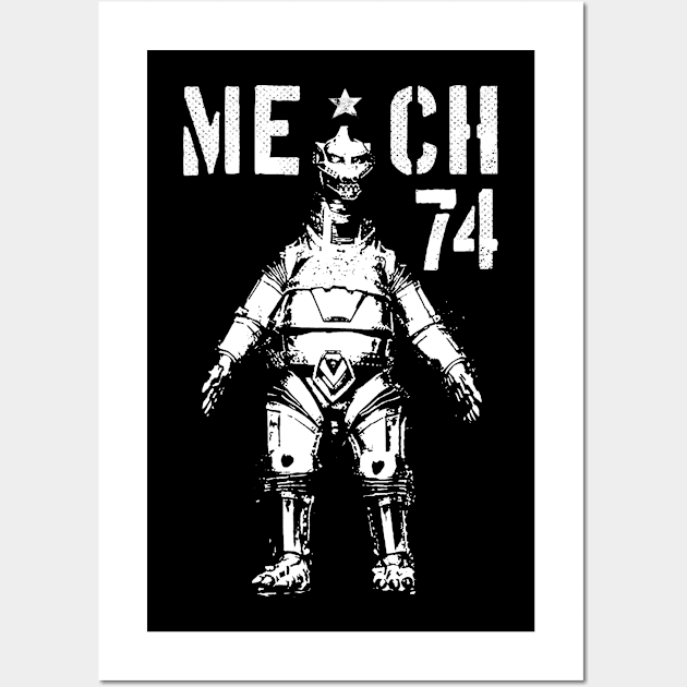 mechagodzilla Wall Art by burristx